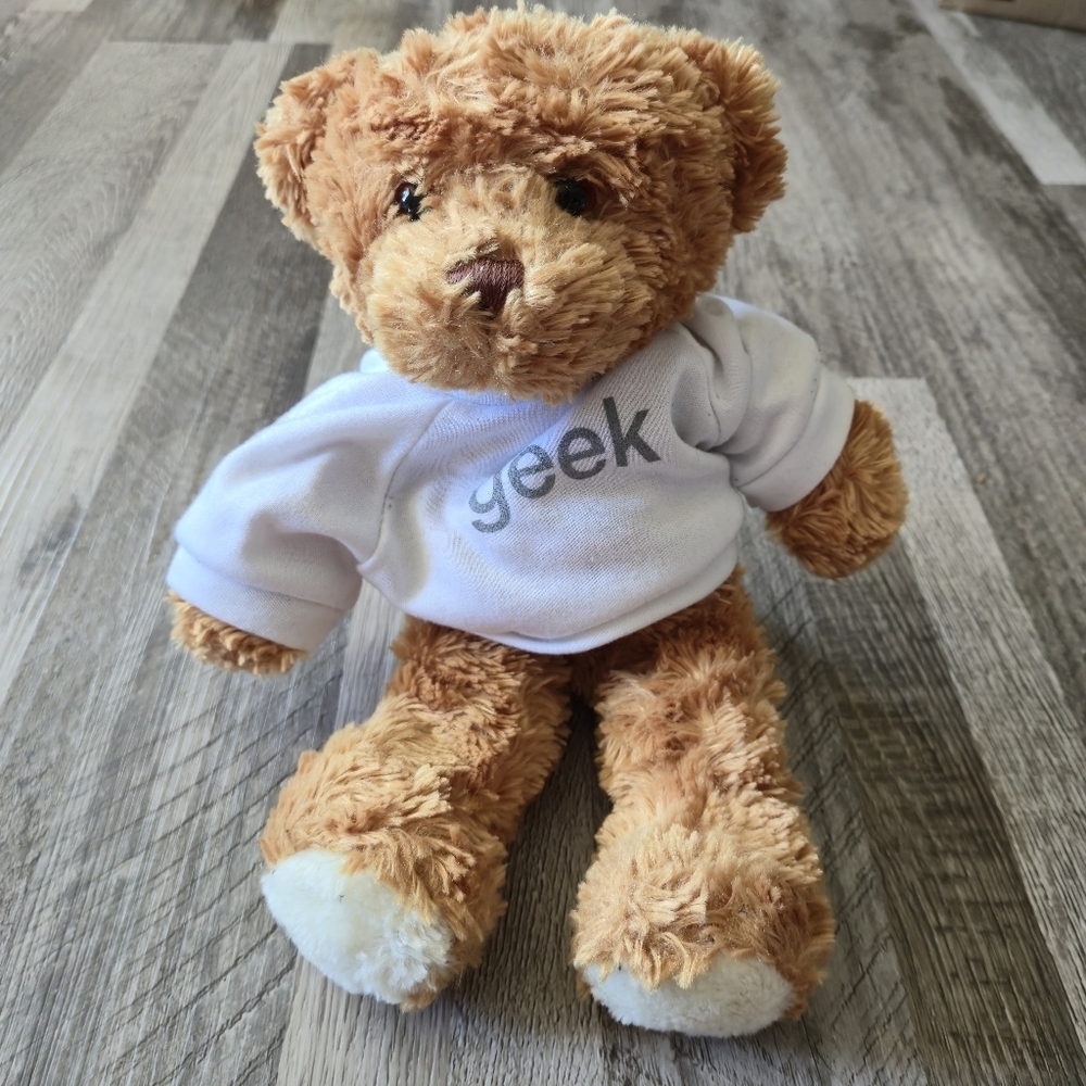MS SharePoint Conference 2014 Vegas "Geek" Plush Teddy Toy 11" Tech Memorabilia
